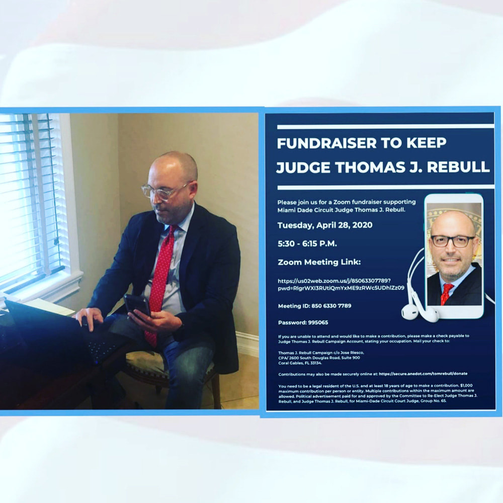 Judge Thomas J. Rebull Zoom Fundraiser